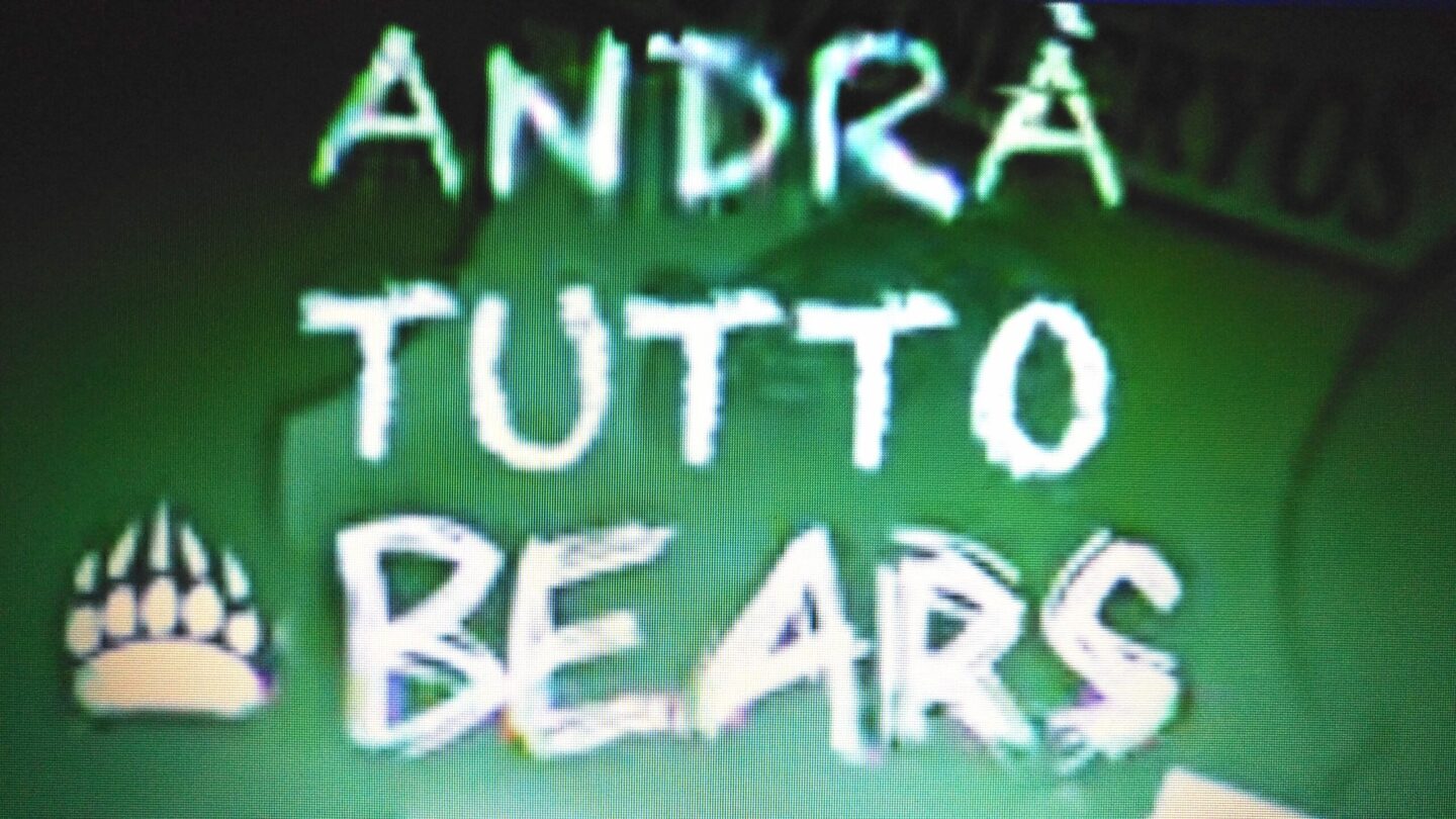 Con noi soli non sarete mai!!! ANDRÀ TUTTO… BEARS ???⚽️