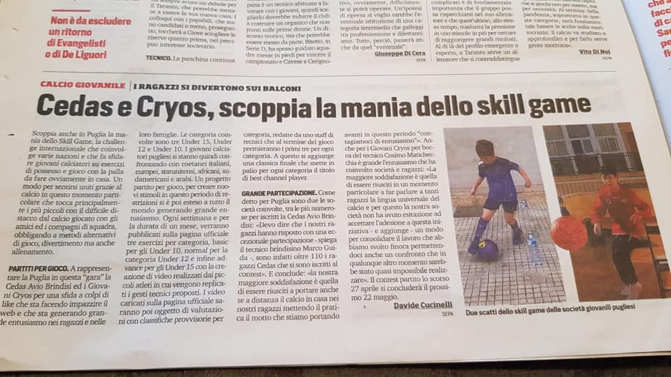 Cedas e Cryos, scoppia la mania dello skill game [Corriere dello Sport]
