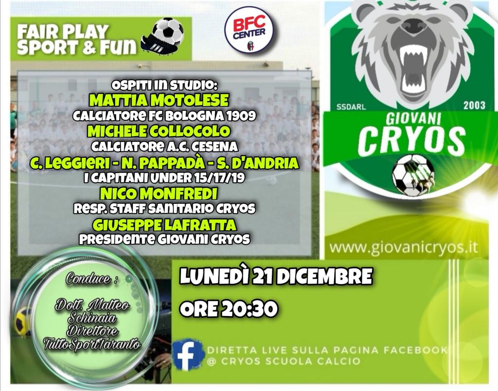 Fair Play, puntata dedicata ai “Figli della Cryos”